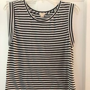 J.Crew Striped Tank Top (like new)